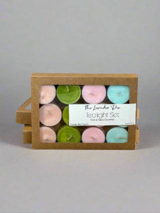 Tealight Candle Set consisting of spring and summer fragrances